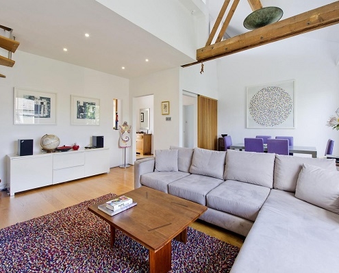 Letting out your London property - Reception room with exposed beams