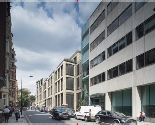 127 Kensington High St to be redeveloped - artist impression of Wrights Lane facade