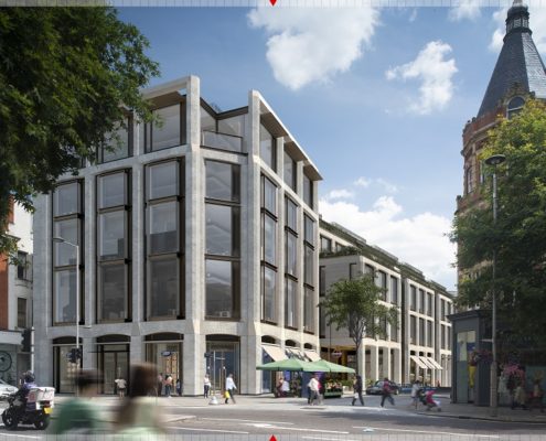 127 Kensington High Street to be redeveloped - proposed new elevation