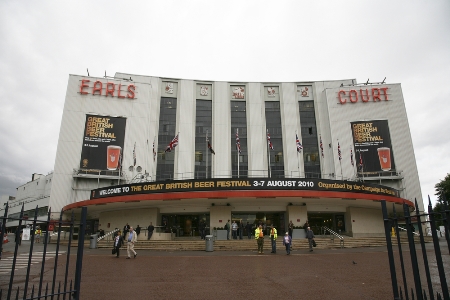 Earls Court Exhibition Centre front view. What is Earls Court like?